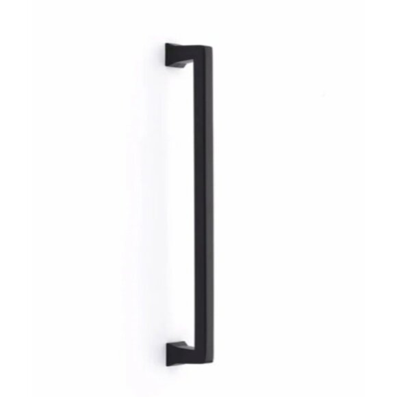 Emtek Alexander 12" Appliance Pull Flat Black Modern Cabinet Pull 86479US19 - Picture 1 of 3